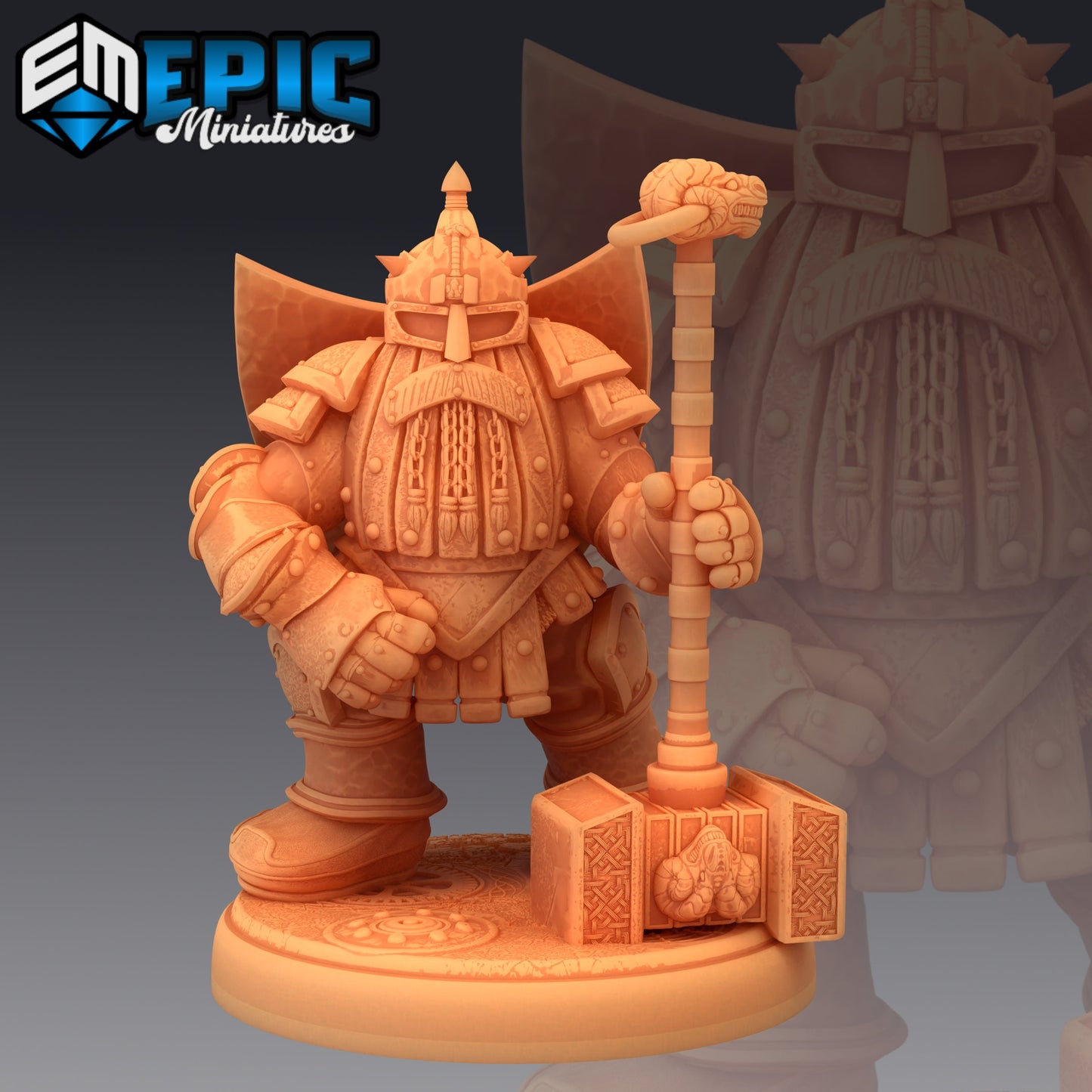 Steel Dwarf (3 Variants) - Epic Miniatures