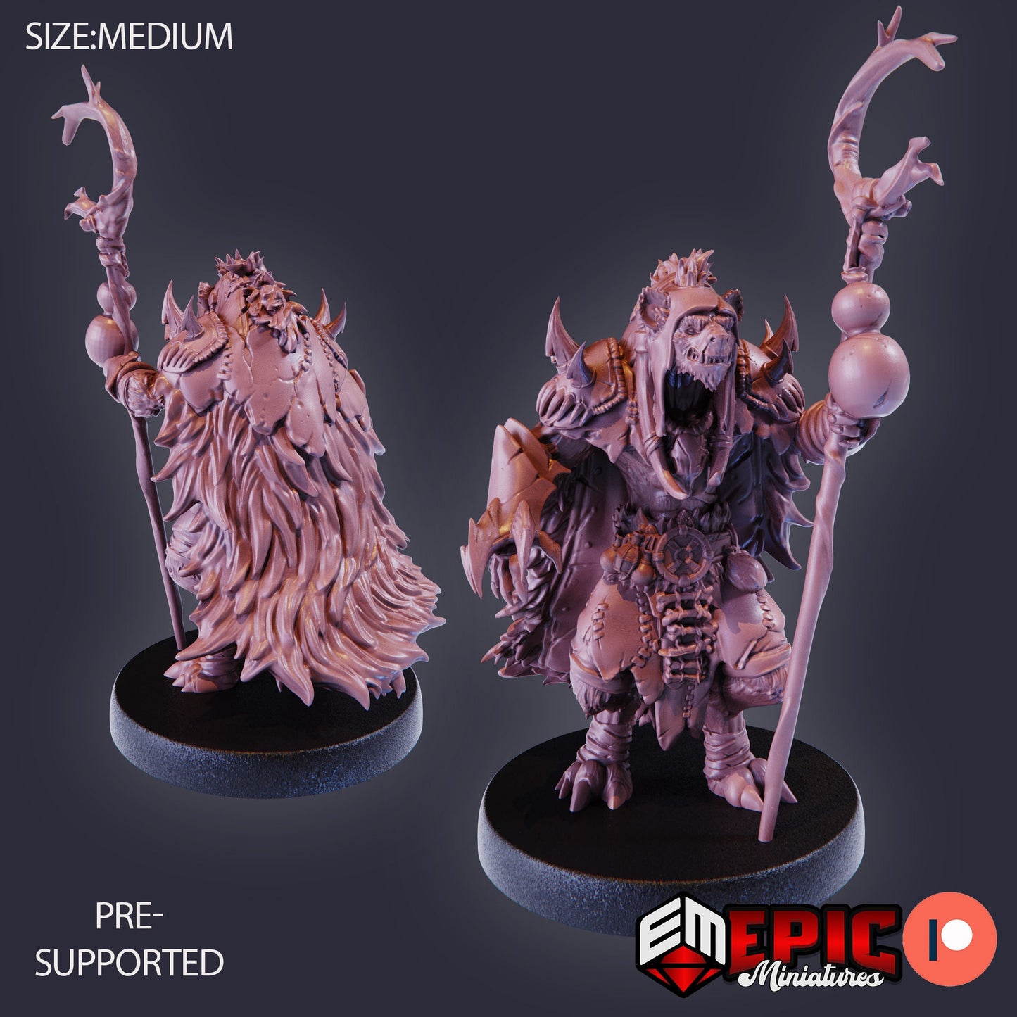 Gnoll Tribe, Set 1 (5 Variants Available) - Epic Miniatures
