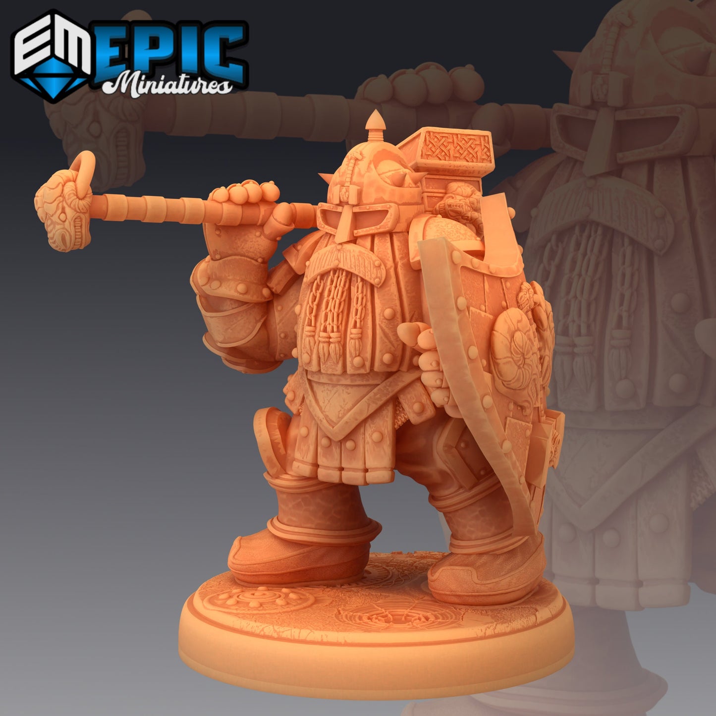 Steel Dwarf (3 Variants) - Epic Miniatures