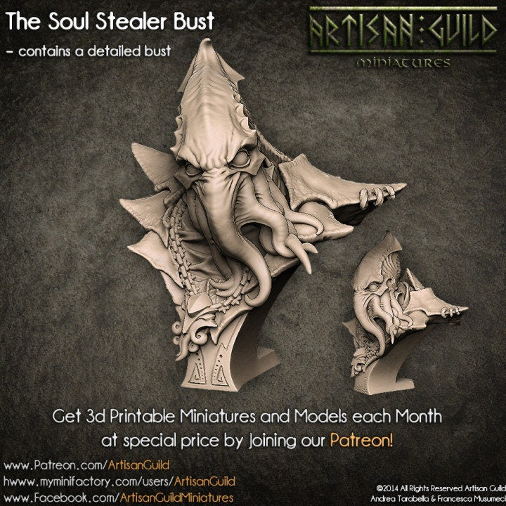 Soul Stealer Bust - Artisan Guild