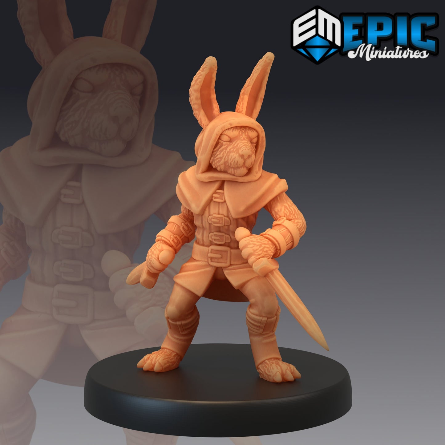 Bunny Folk Set 1 (8 Variants) - Epic Miniatures