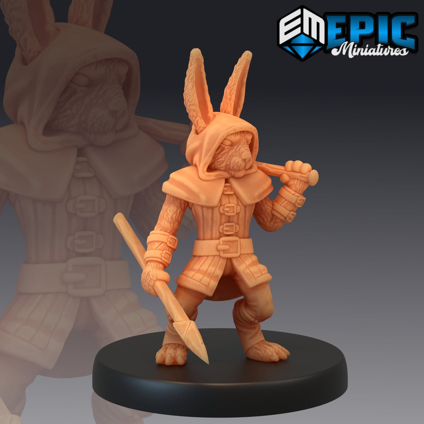 Bunny Folk Set 1 (8 Variants) - Epic Miniatures