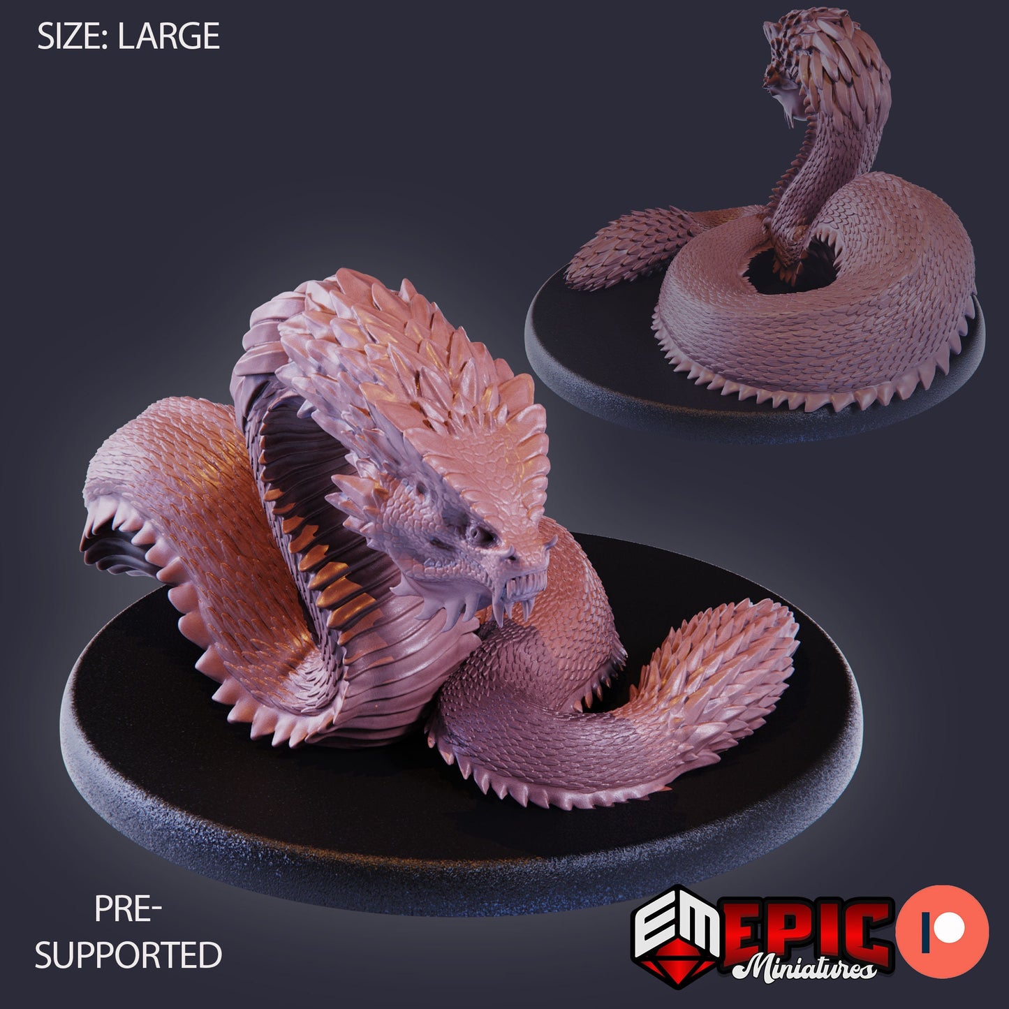 Basilisk (3 Variants) - Epic Miniatures