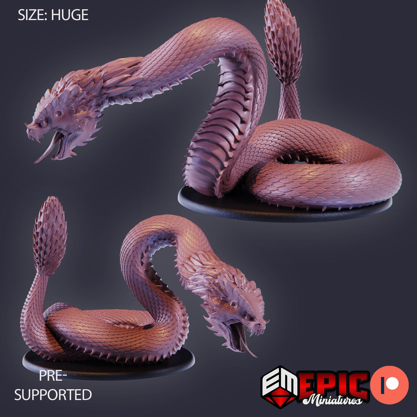 Basilisk (3 Variants) - Epic Miniatures