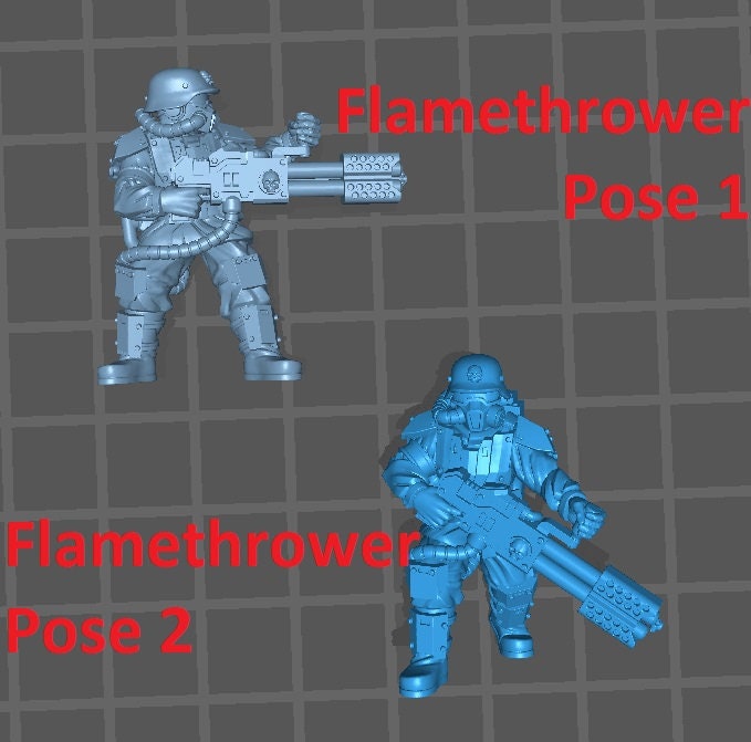 Caledon Fortis - Special Weapons (4 Variants Available) - Print Minis
