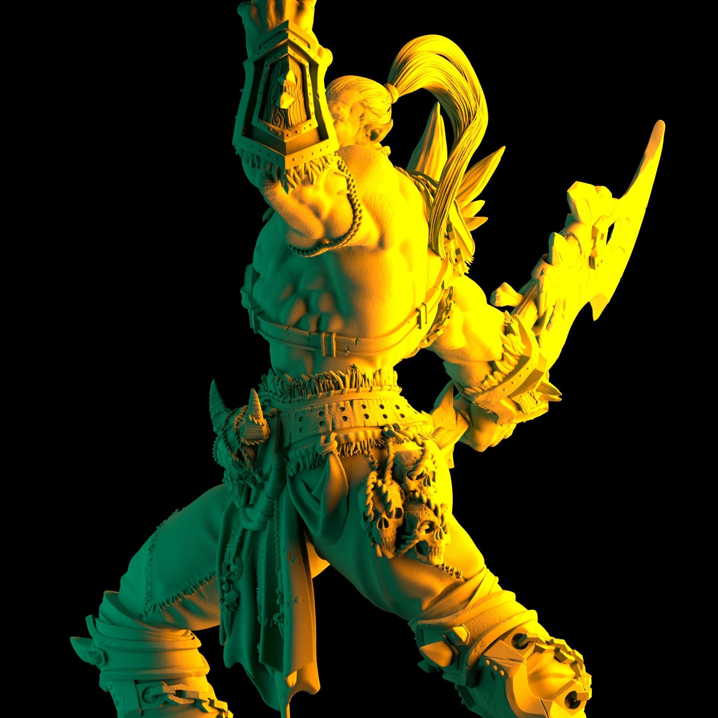 Orc Male with Axe - Brayan Nafarrate