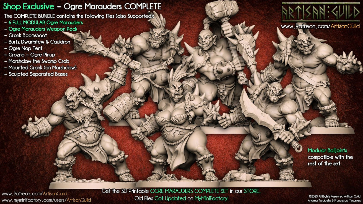 Ogre Marauders (6 Variants Available) - Artisan Guild