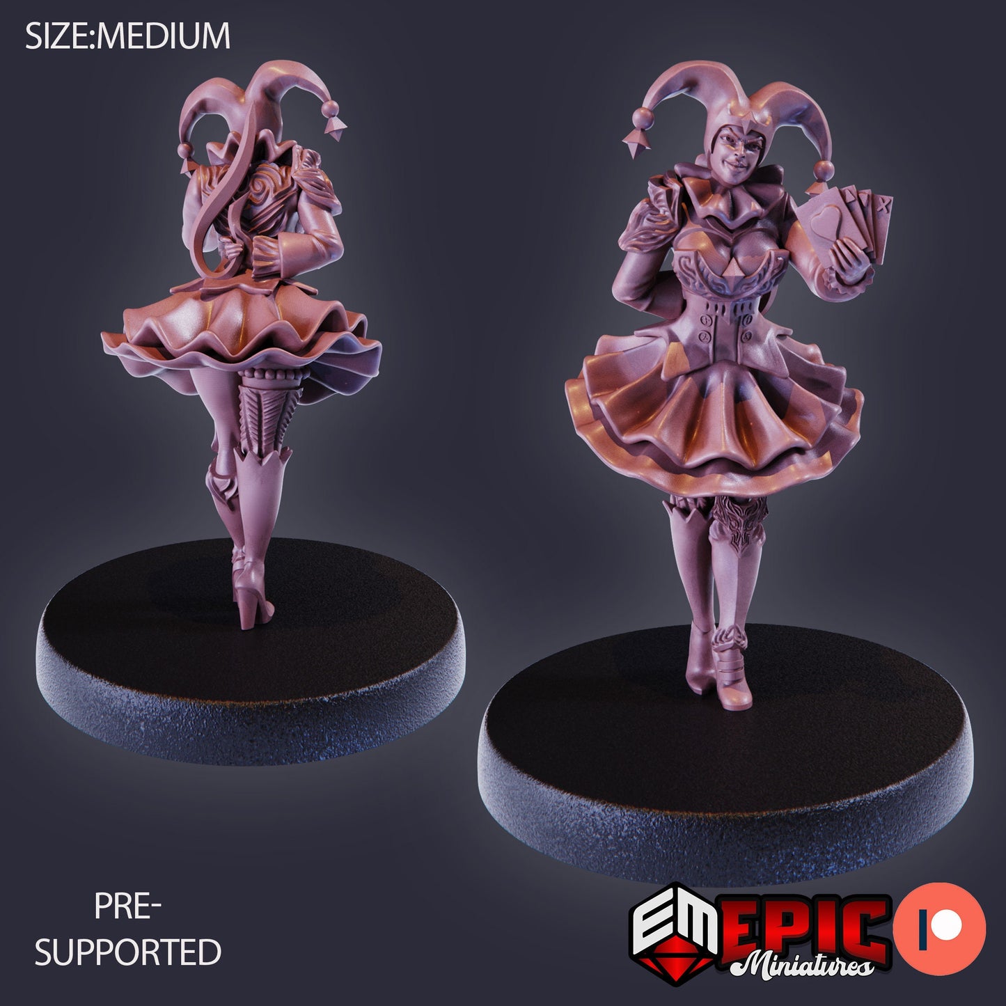 Harlequin Mad Girl (4 Variants) - Epic Miniatures