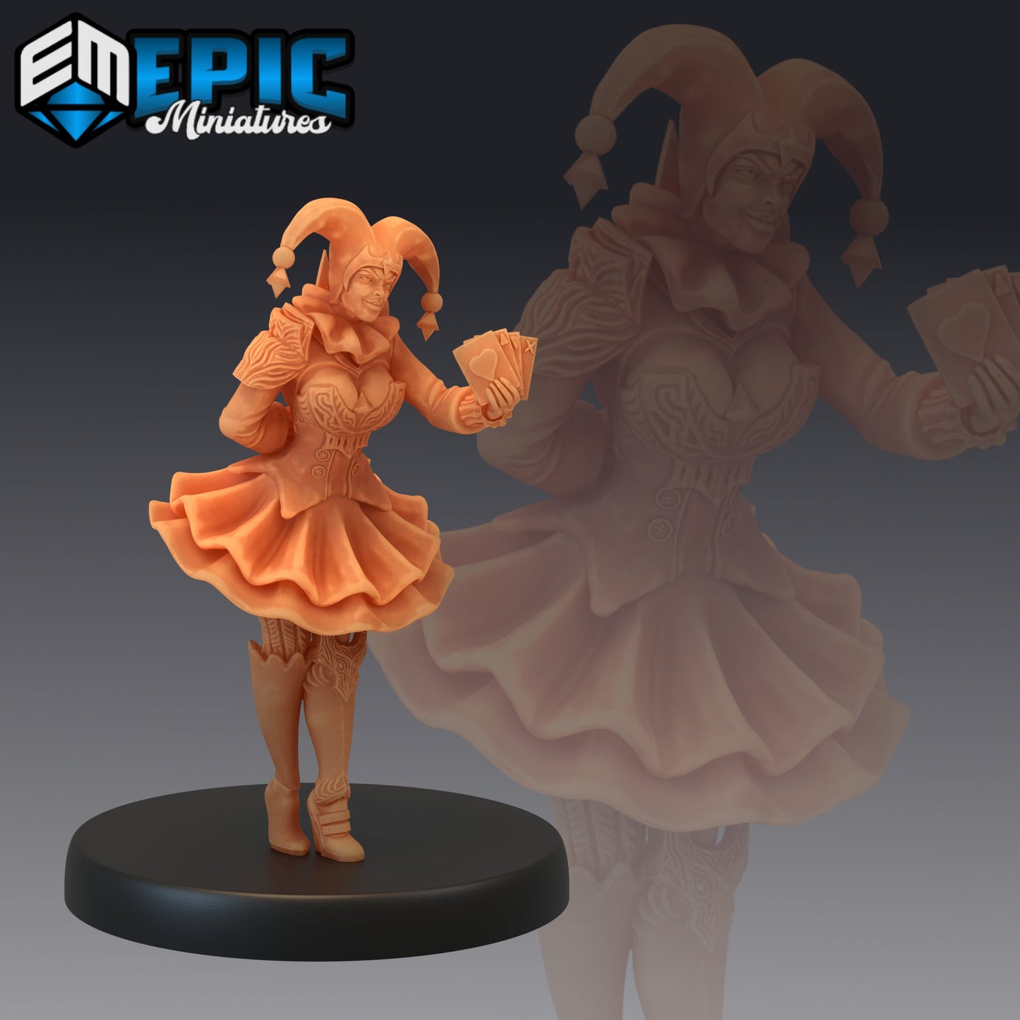 Harlequin Mad Girl (4 Variants) - Epic Miniatures