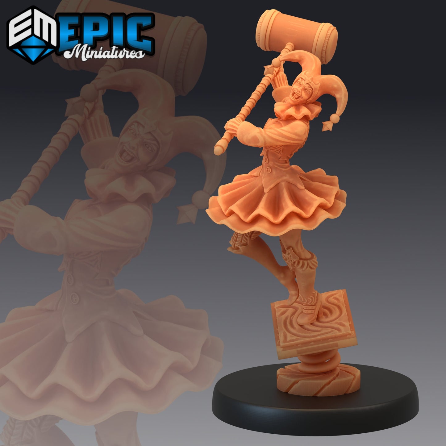Harlequin Mad Girl (4 Variants) - Epic Miniatures
