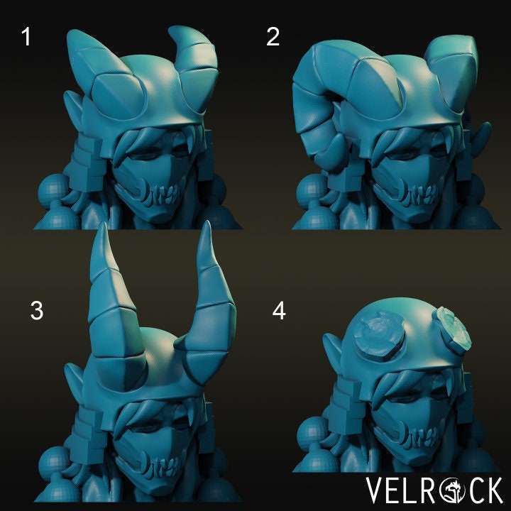Tiefling Samurai Female (16 Variants) - Velrock