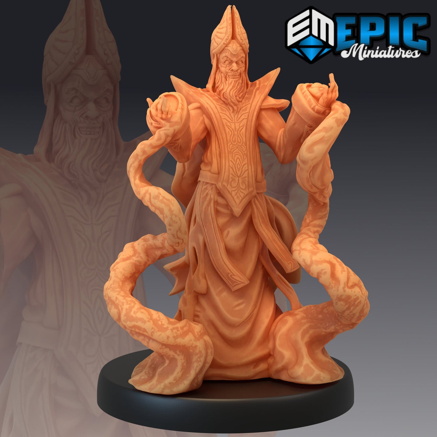 Yellow Bishop (3 Variants) - Epic Miniatures
