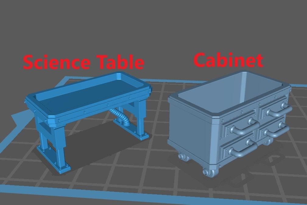 Science Lab - Scenery Kit - Print Minis