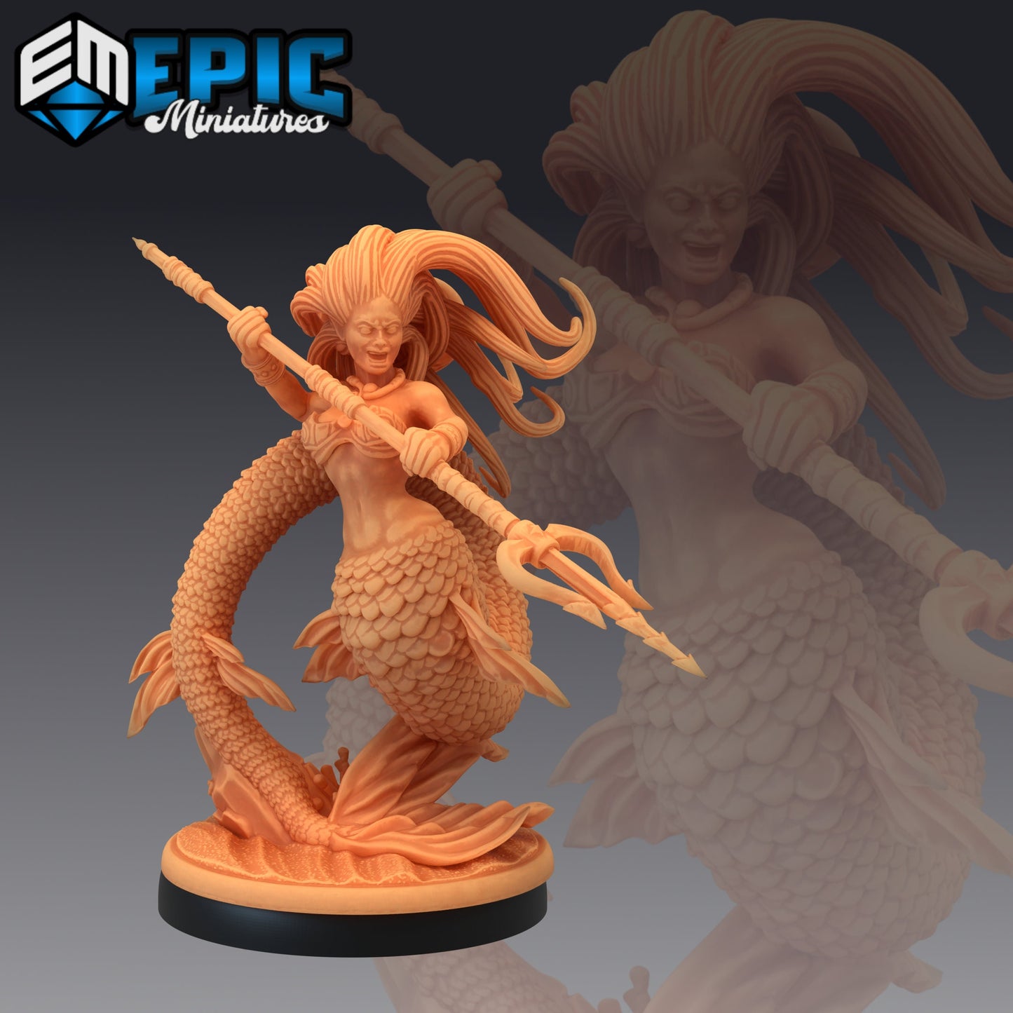 Mermaid (3 Variants) - Epic Miniatures