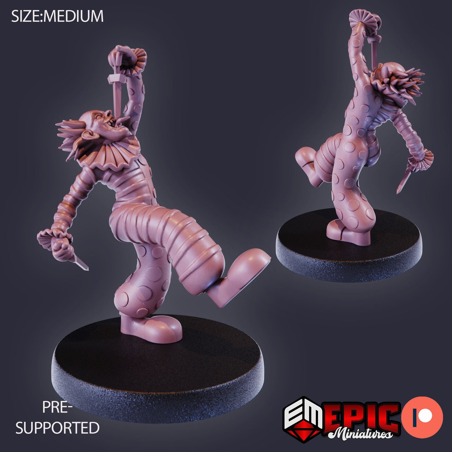 Horror Clown (8 Variants) - Epic Miniatures