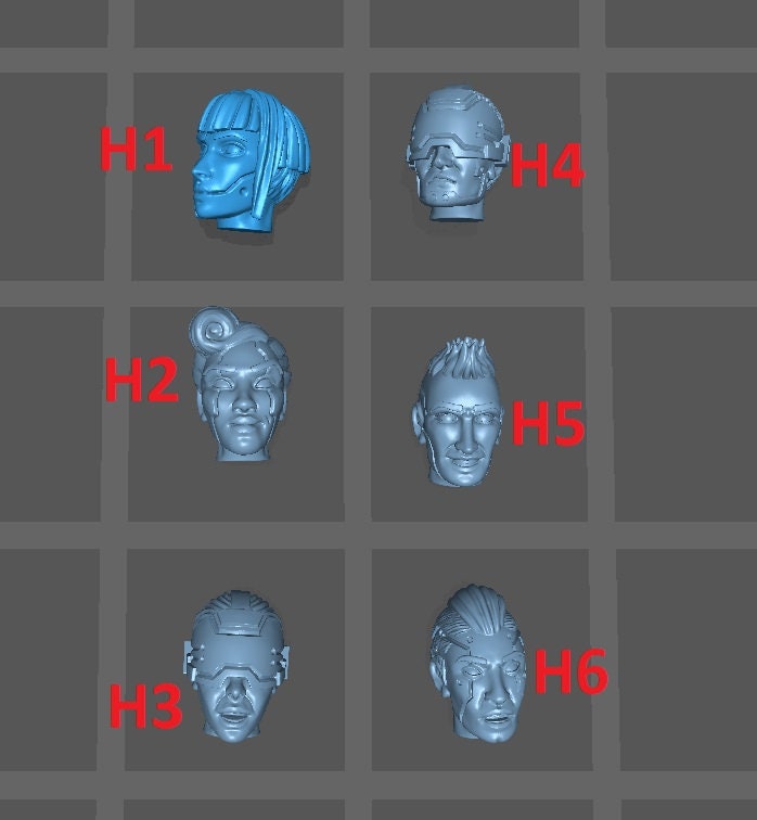 Casino Staff - Modular Kit - Print Minis