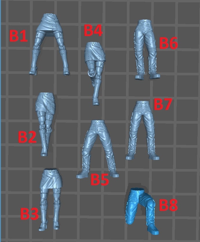 Casino Staff - Modular Kit - Print Minis
