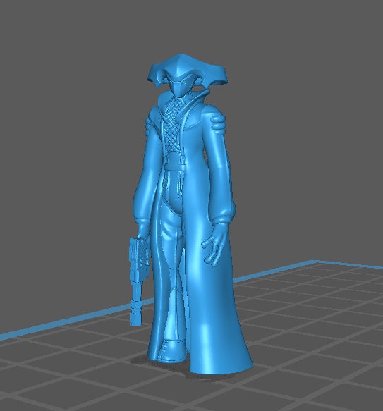 Alien Bounty Hunter (2 Variants Available) - Print Minis