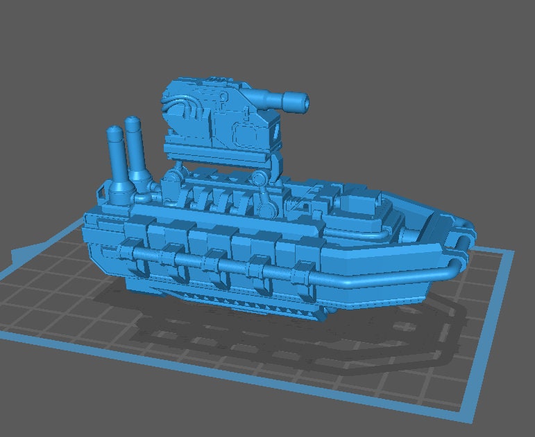 The Piranha - Pirate Skiff (2 Variants Available) - Print Minis