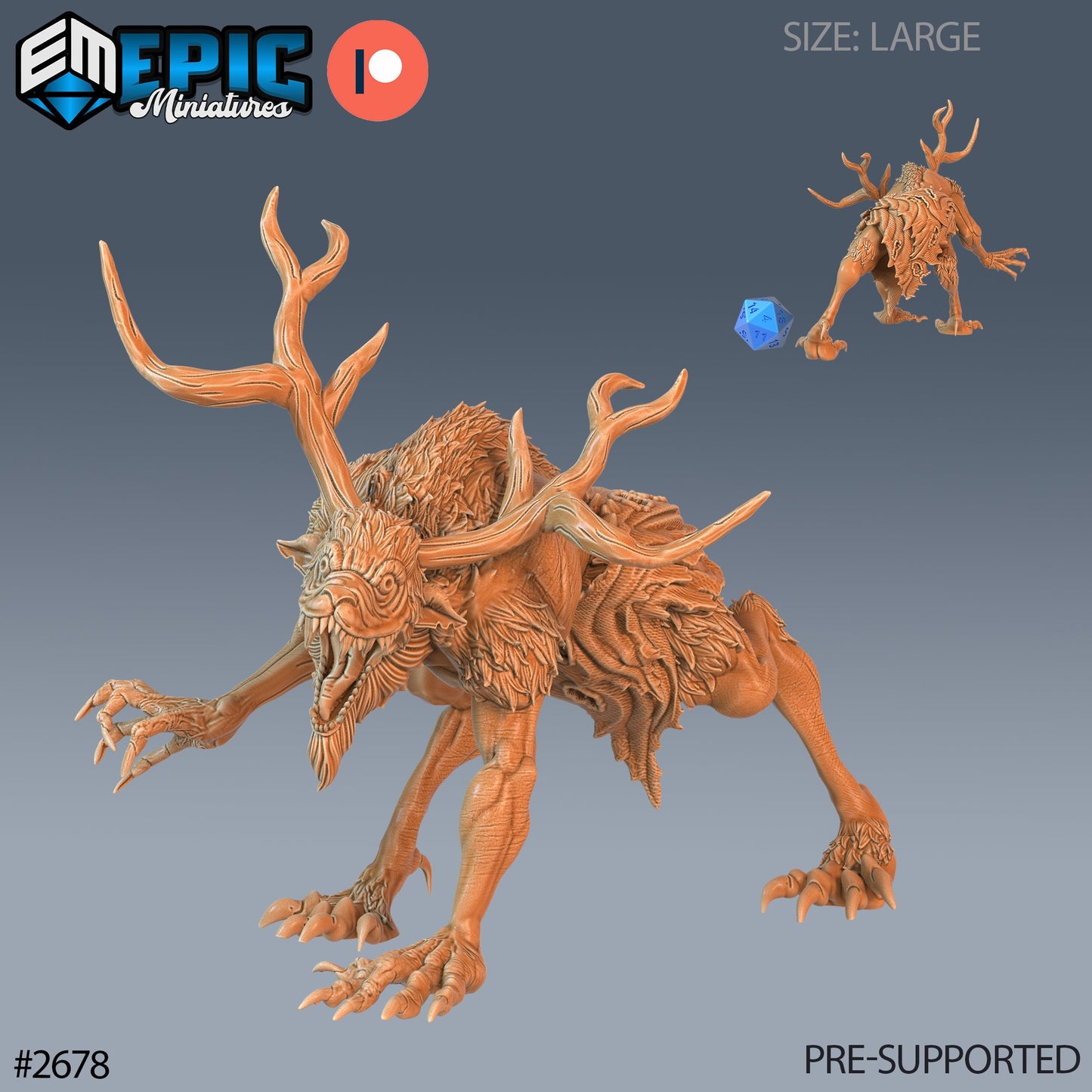 Wendigo (3 Variants Available) - Epic Miniatures