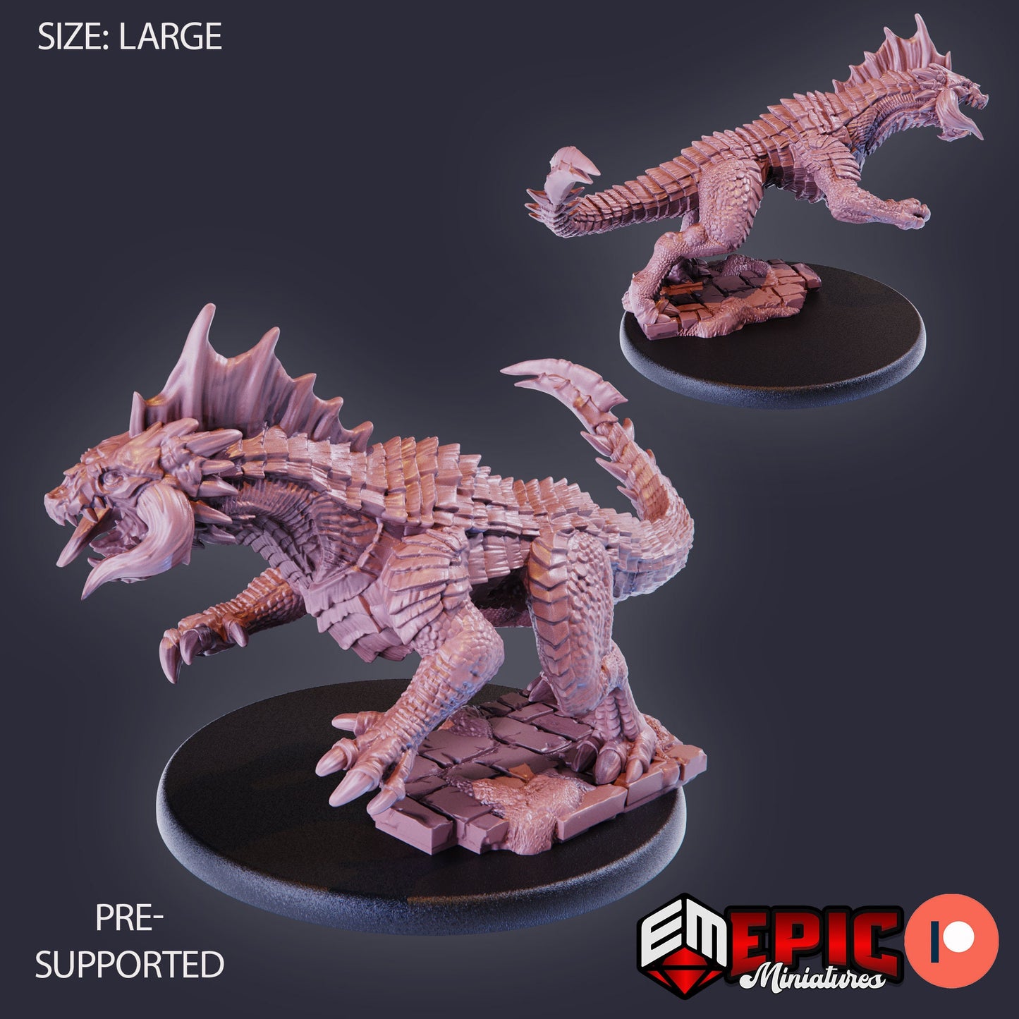 Black Guard Drake (5 Variants Available) - Epic Miniatures