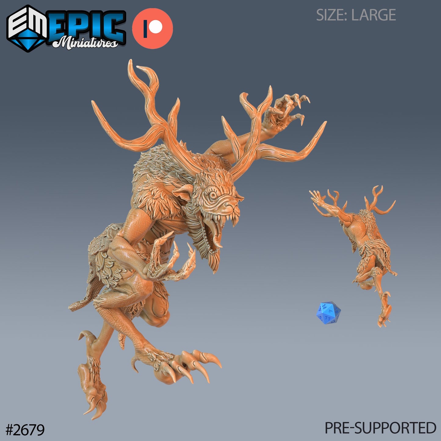 Wendigo (3 Variants Available) - Epic Miniatures