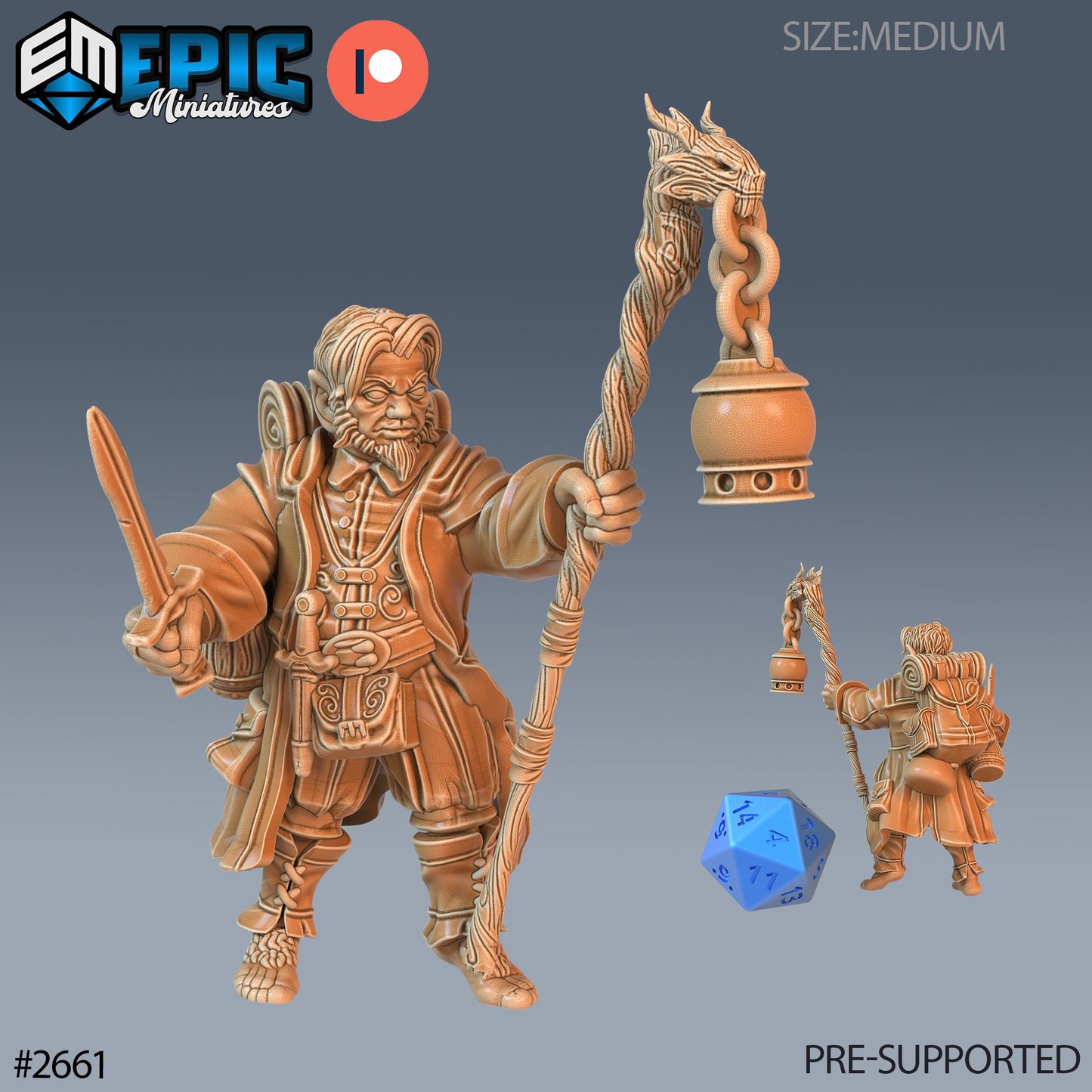 Halfling Adventurer (3 Variants Available) - Epic Miniatures