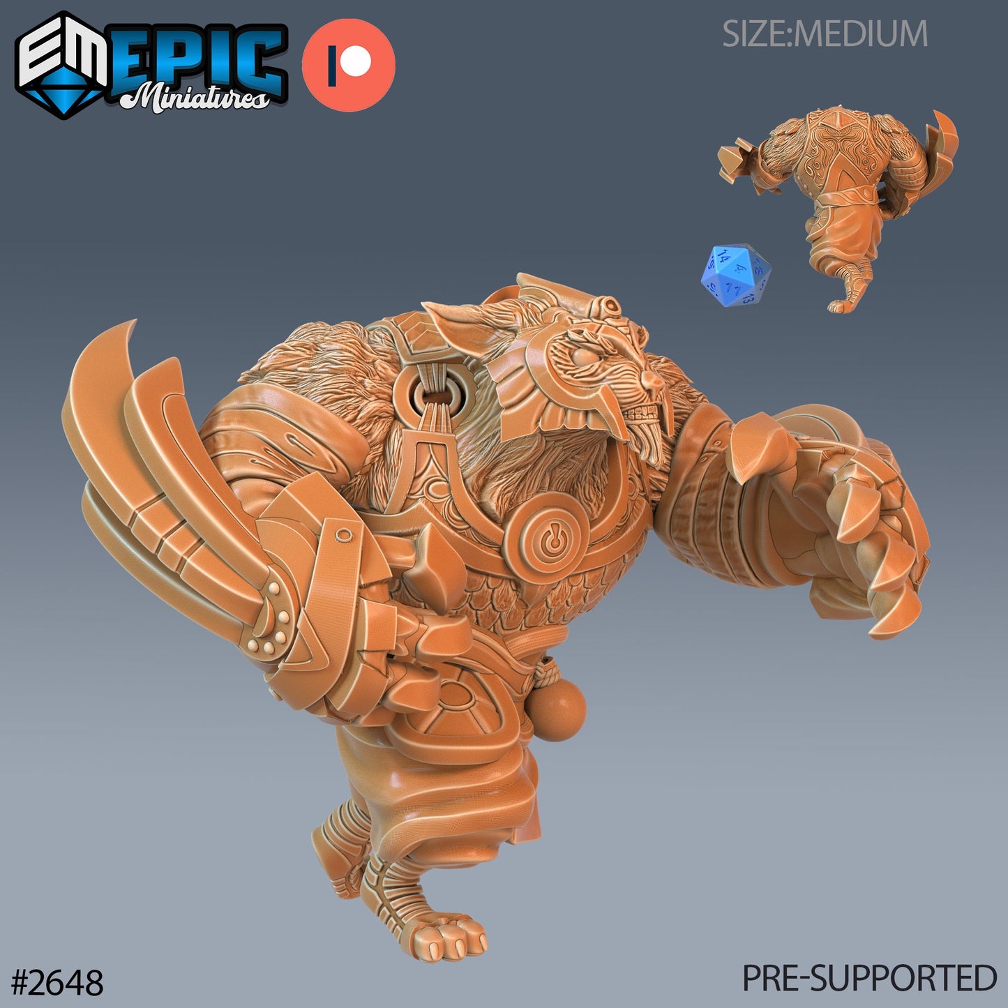 Armoured Beast (3 Variants Available) - Epic Miniatures