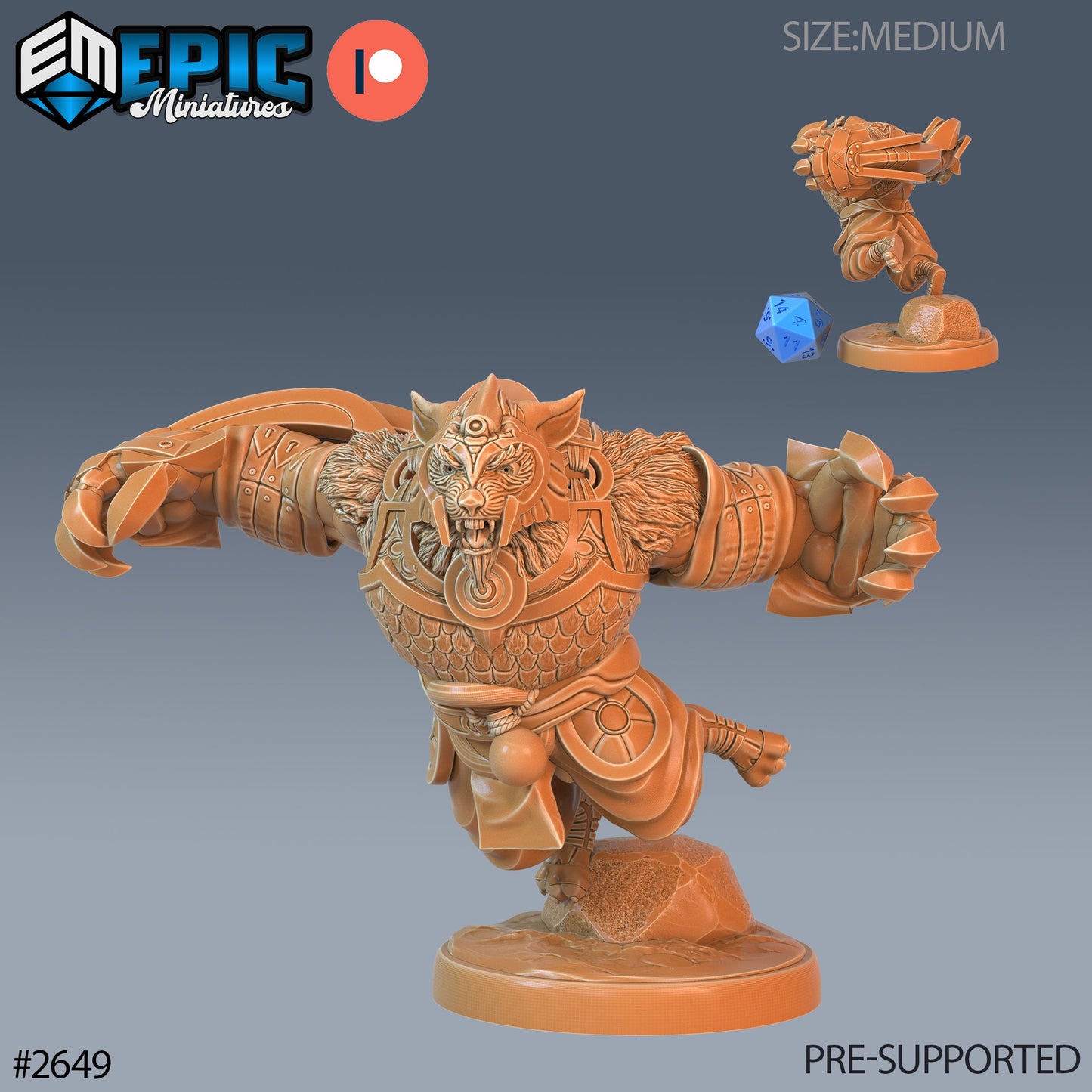 Armoured Beast (3 Variants Available) - Epic Miniatures