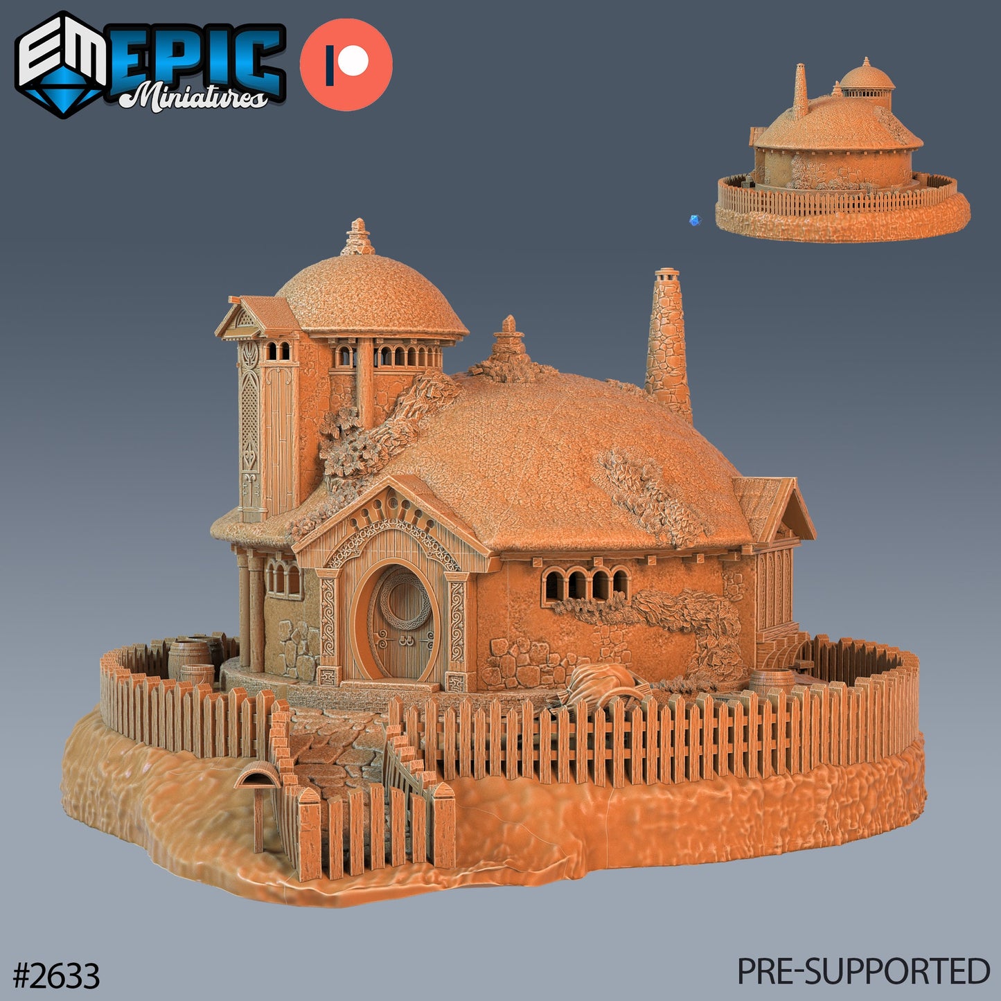 Halfling Hill House - Epic Miniatures