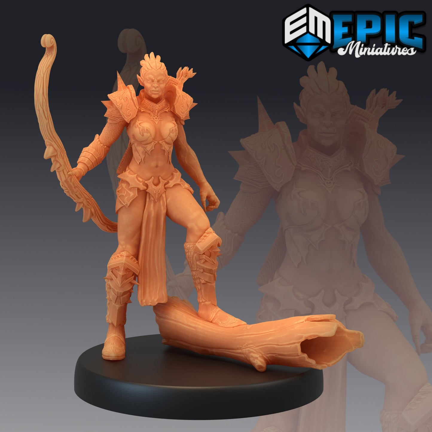 Orc Female Warrior (3 Variants) - Epic Miniatures