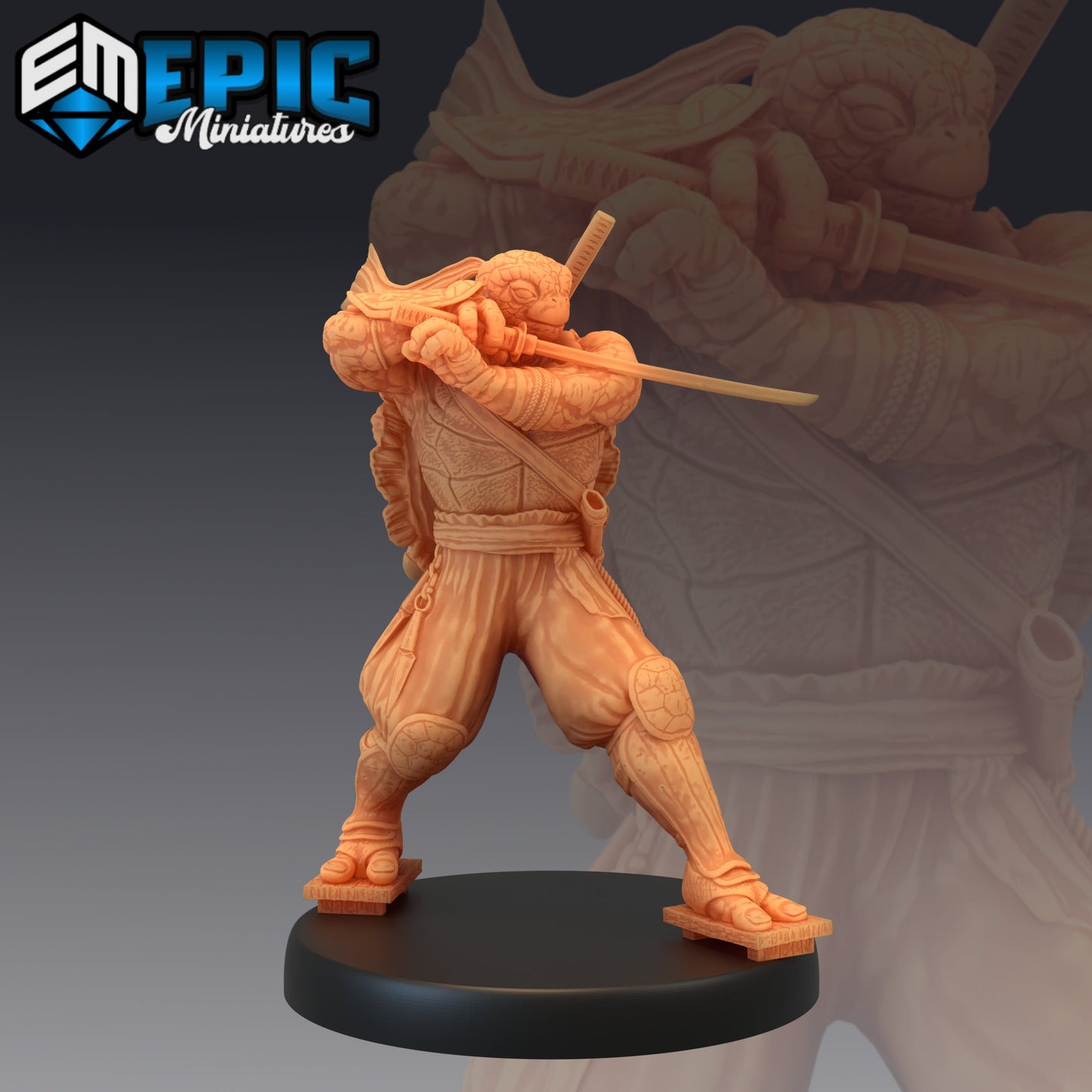 Ninja Tortle (4 Variants) - Epic Miniatures
