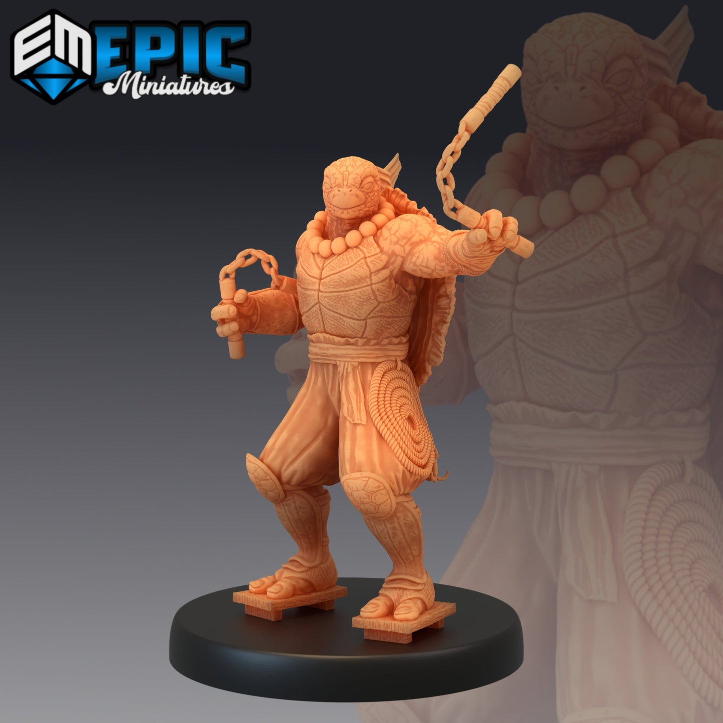 Ninja Tortle (4 Variants) - Epic Miniatures