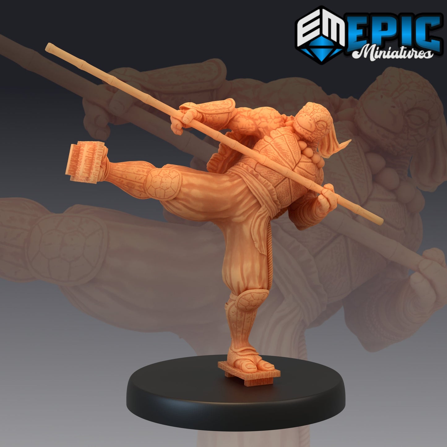 Ninja Tortle (4 Variants) - Epic Miniatures
