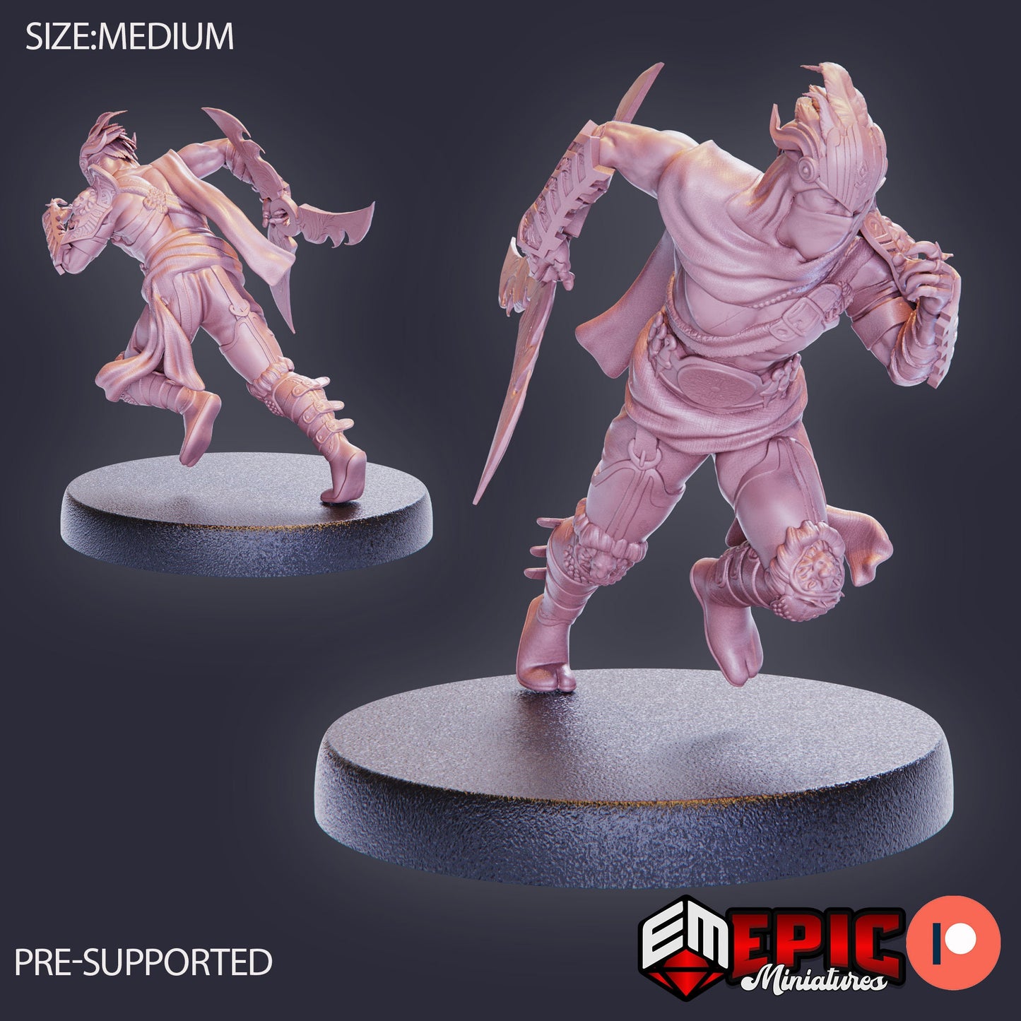Orient Assassin (3 Variants Available) - Epic Miniatures