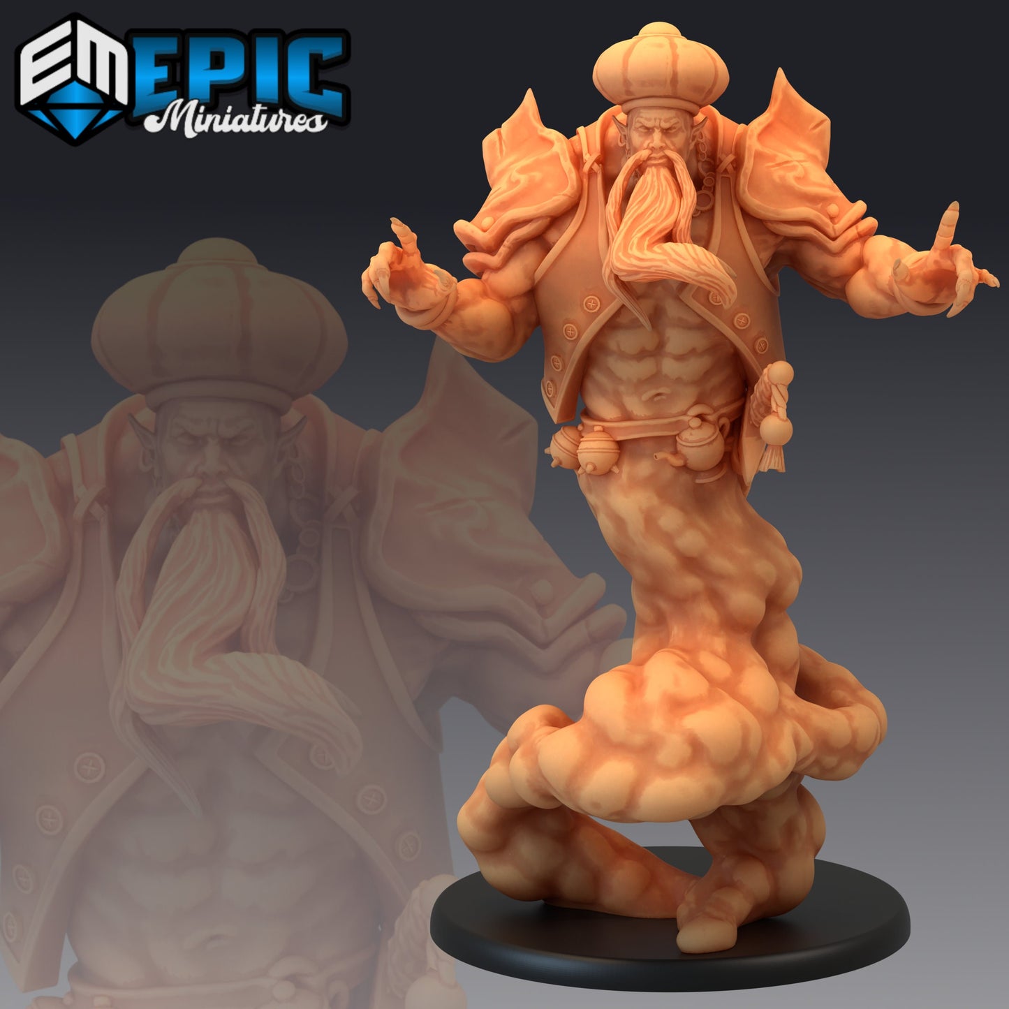 Legendary Lamp Genie (3 Variants Available) - Epic Miniatures