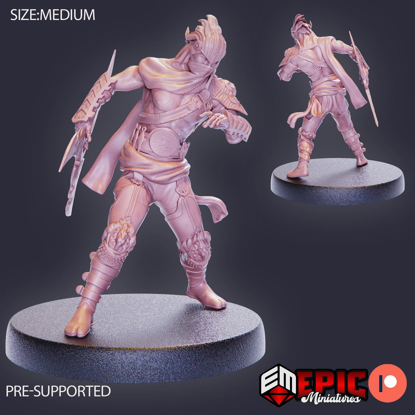 Orient Assassin (3 Variants Available) - Epic Miniatures
