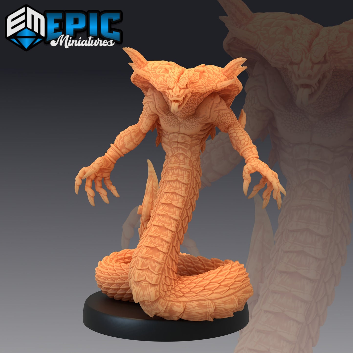 Cobra Folk, Set 1 (3 Variants Available) - Epic Miniatures