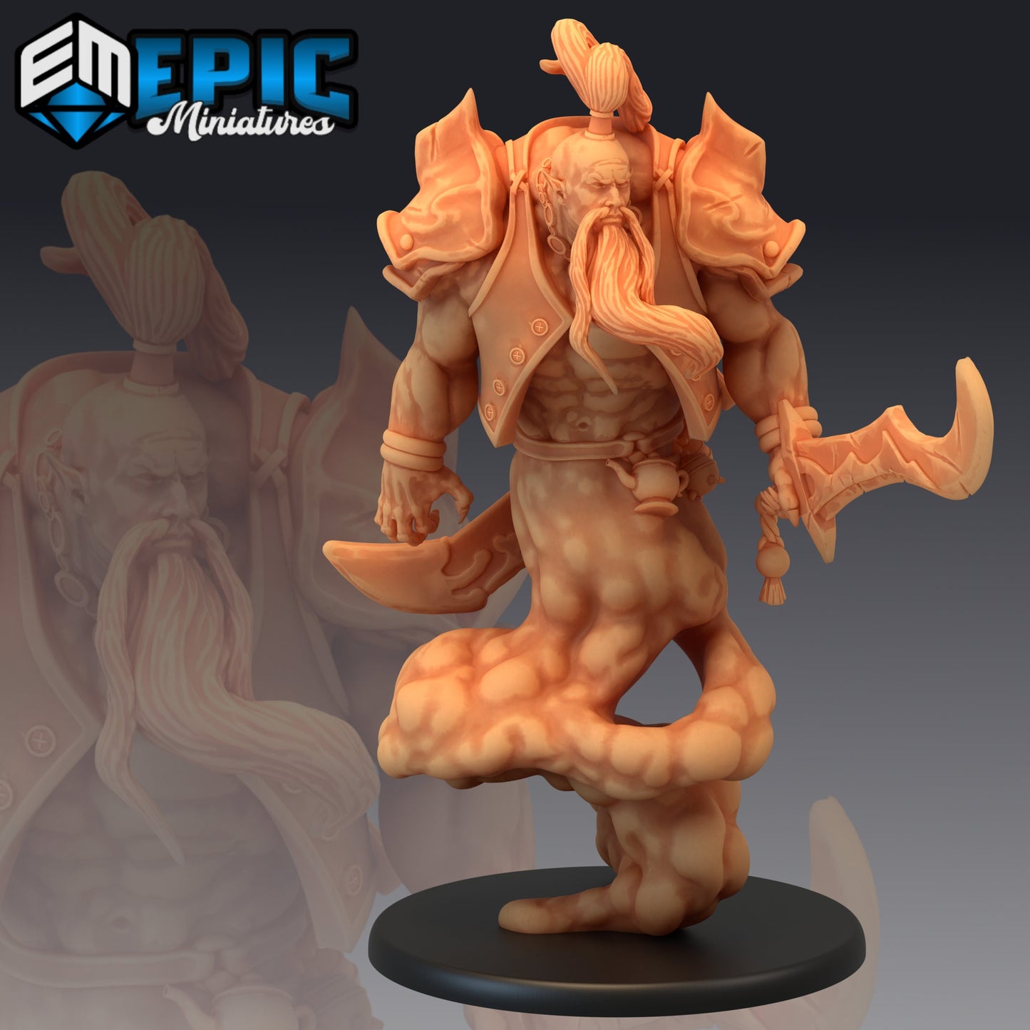 Legendary Lamp Genie (3 Variants Available) - Epic Miniatures