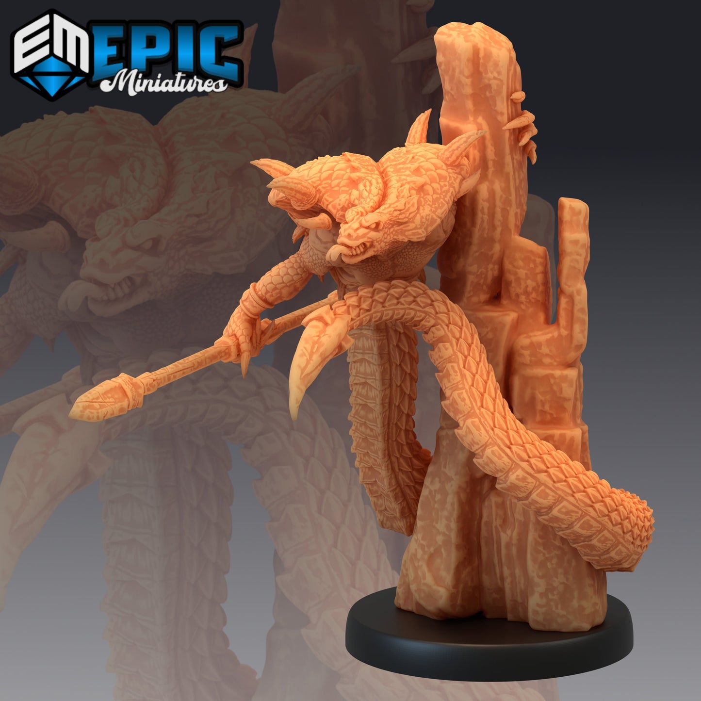 Cobra Folk, Set 1 (3 Variants Available) - Epic Miniatures