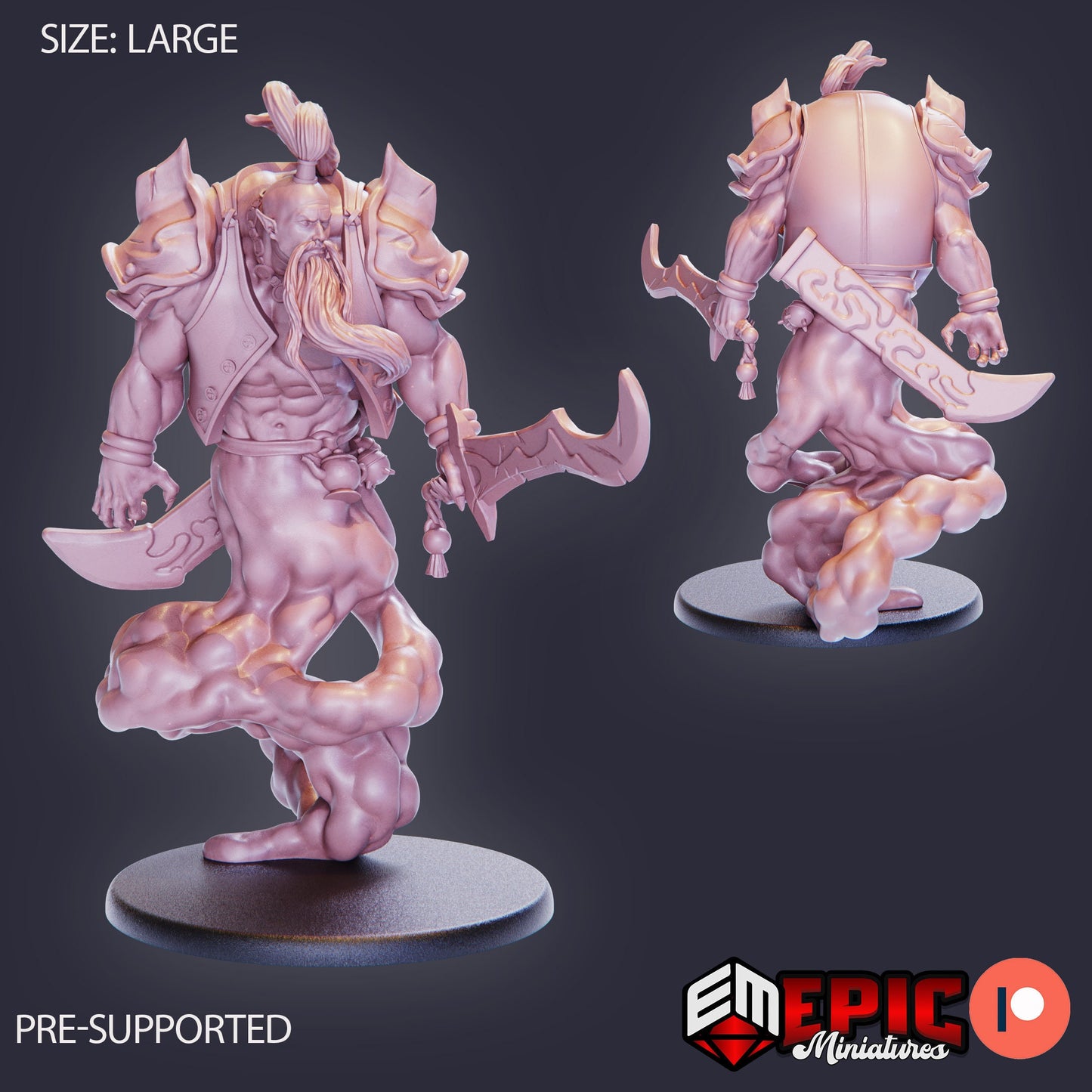 Legendary Lamp Genie (3 Variants Available) - Epic Miniatures