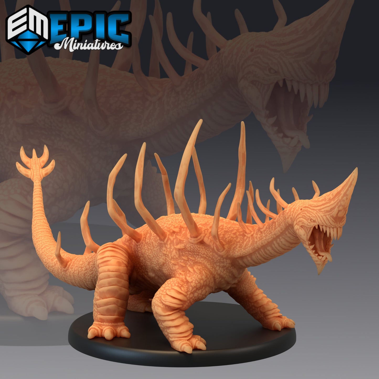 Sand Wyrm (3 Variants Available) - Epic Miniatures