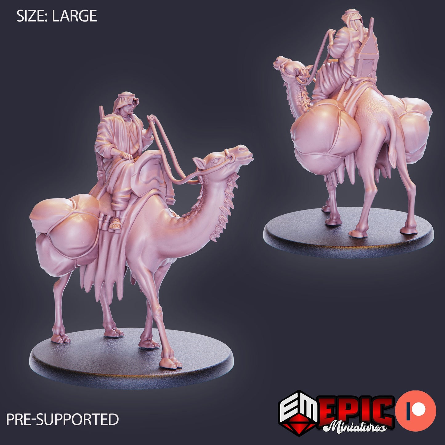 Camel (3 Variants Available) - Epic Miniatures