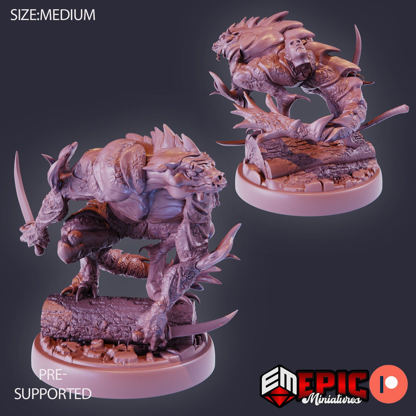 Seafolk Brute (3 Variants) - Epic Miniatures