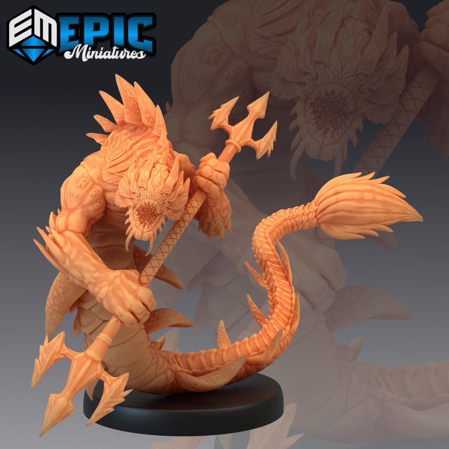 Ocean Naga (3 Variants) - Epic Miniatures