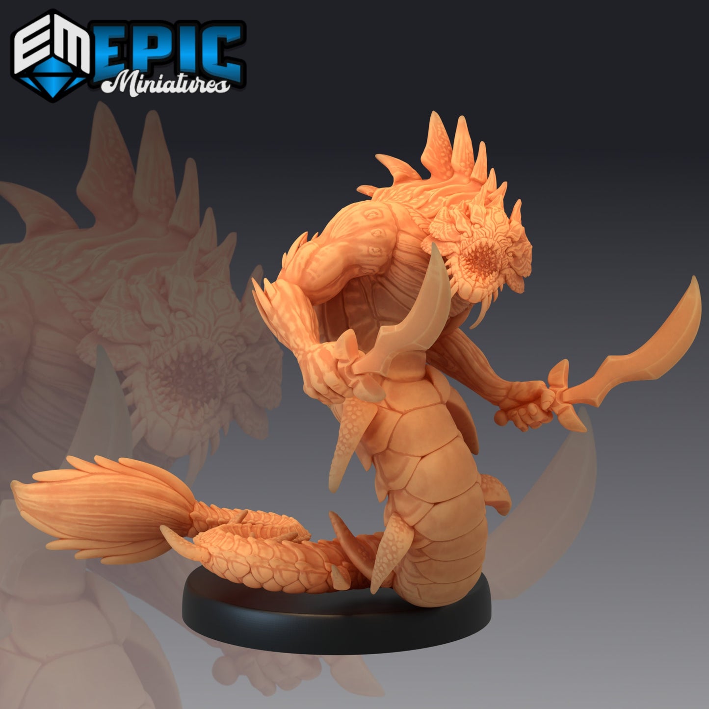 Ocean Naga (3 Variants) - Epic Miniatures