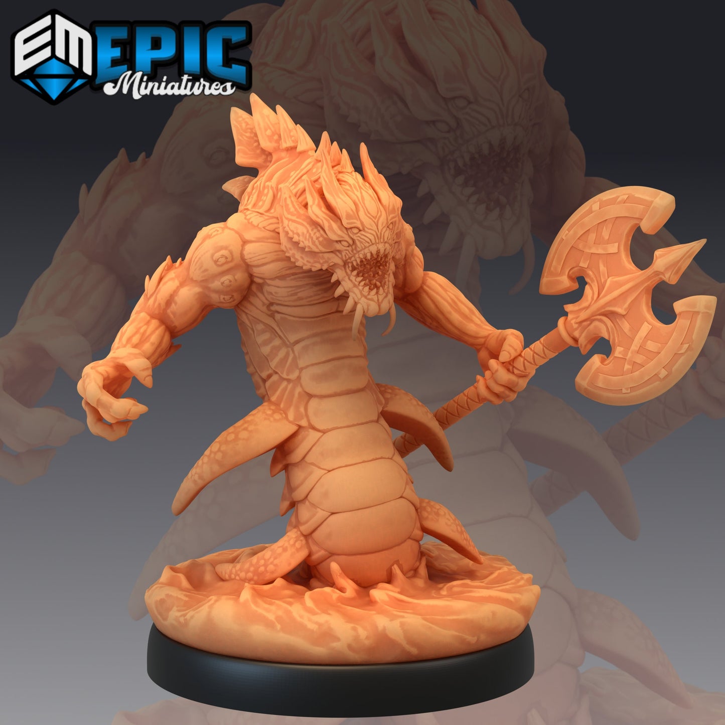 Ocean Naga (3 Variants) - Epic Miniatures