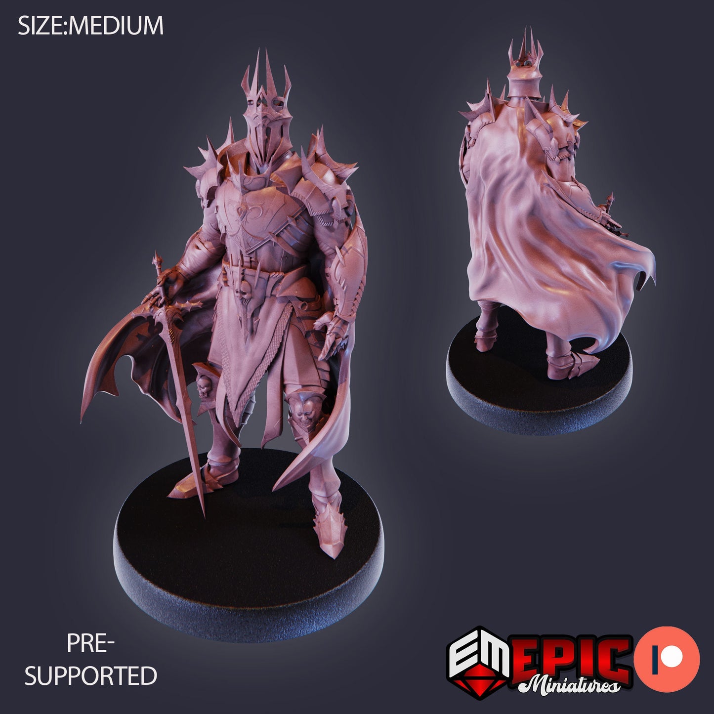 Dark Lord (3 Variants) - Epic Miniatures