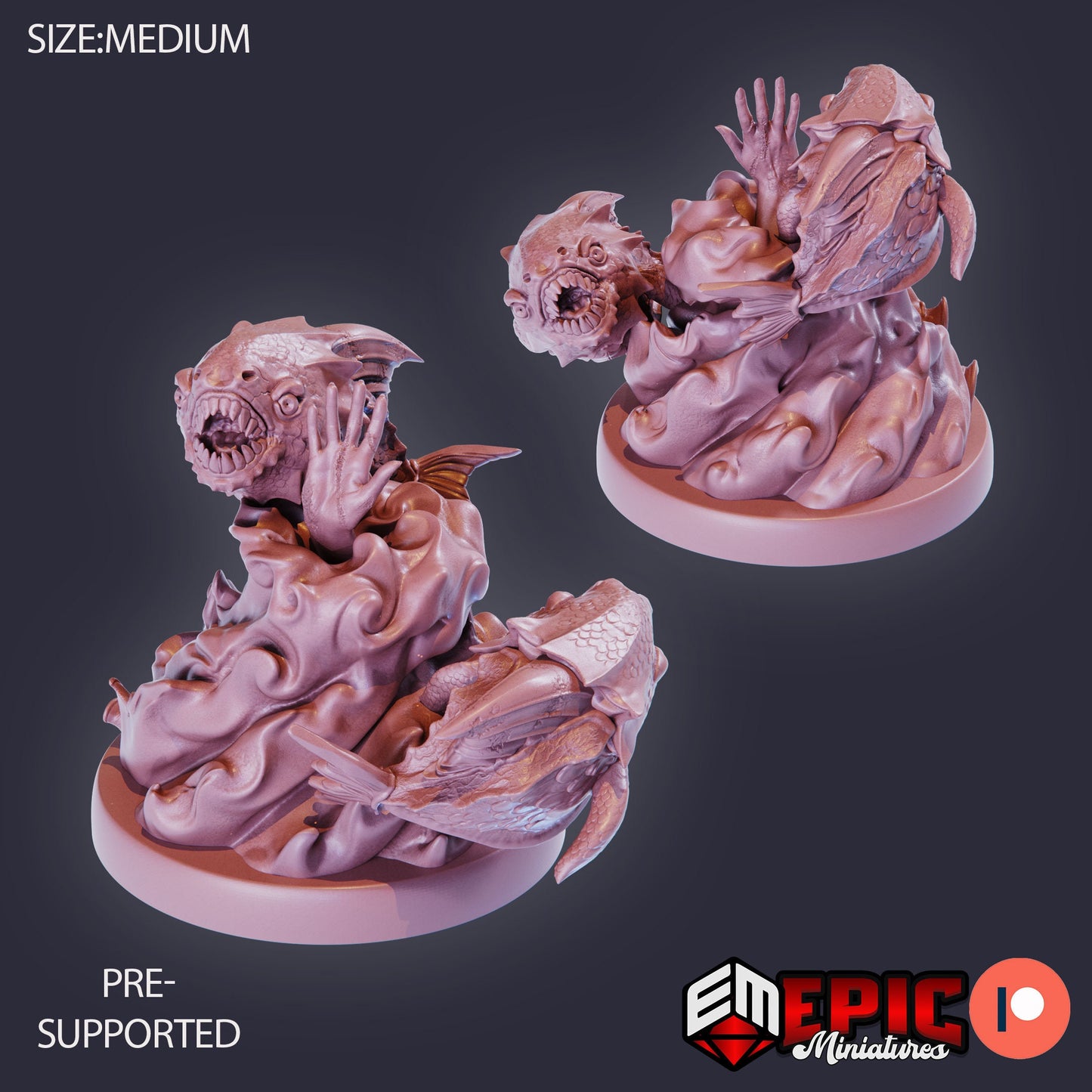 Giant Piranha (4 Variants Available) - Epic Miniatures