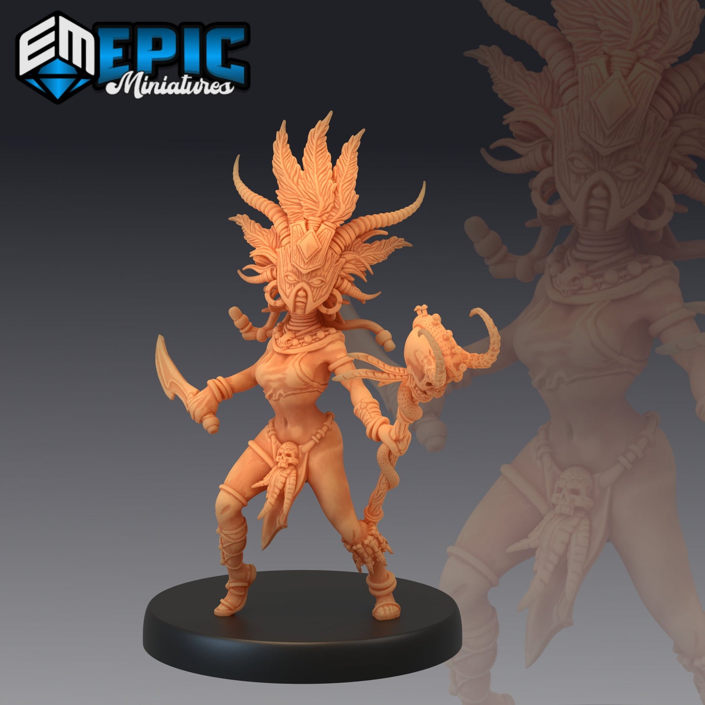 Cannibal Tribe (6 Variants) - Epic Miniatures